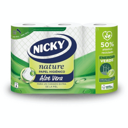 PAPEL HIGIENICO NICKY 3C NATURE