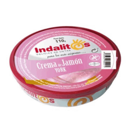 CREMA INDALITOS JAMÓN YORK 18X25GRS