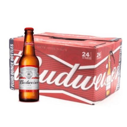 BUDWEISER CAJA 24 BOTELLAS 33CL