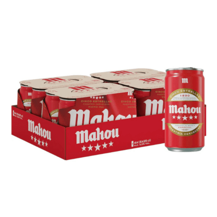 MAHOU 5 ESTRELLAS LATA 25CL 24U