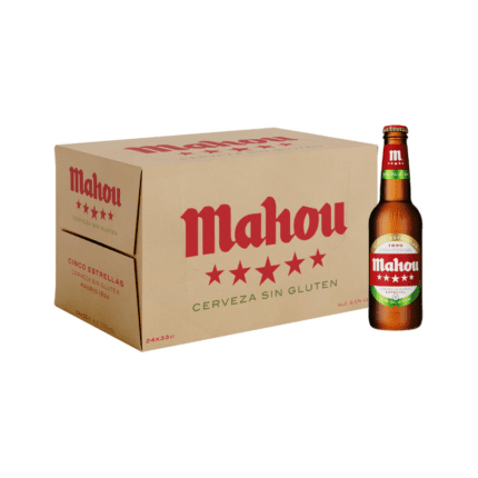 Mahou SIN GLUTEN caja 24u cristal