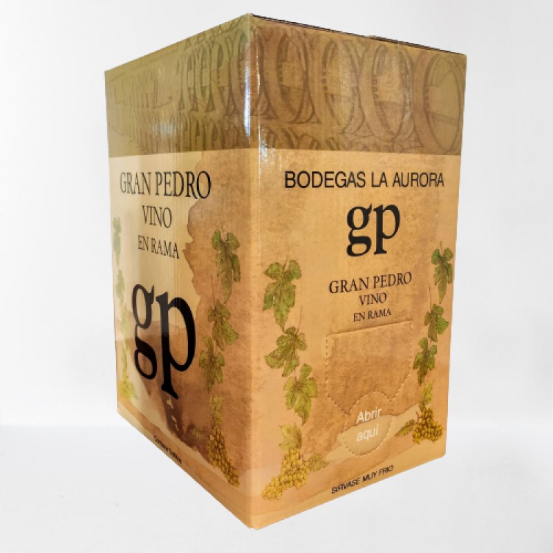 Vino en Rama Gran Pedro 15L bag in box D.O. Montilla-Moriles