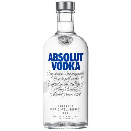 Absolut Vodka 70 cl, vodka sueco 40% vol