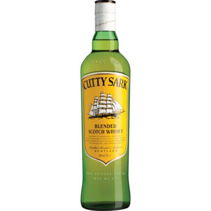 Botella de Cutty Sark Blended Scotch Whisky de 70 cl