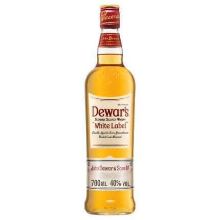 Botella de Dewar's White Label Blended Scotch Whisky de 70 cl