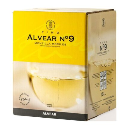 Fino Alvear Nº9 15 L, bag in box de vino fino D.O. Montilla-Moriles